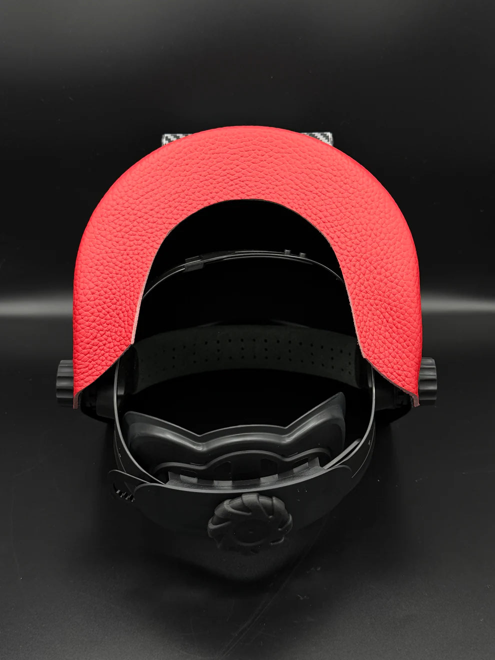 BMH CARBON FIBER PATTERN SUGARSCOOP RED LEATHER