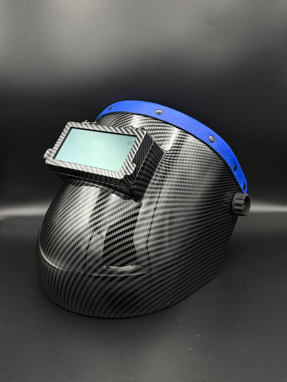 BMH CARBON FIBER PATTERN SUGARSCOOP BLUE LEATHER