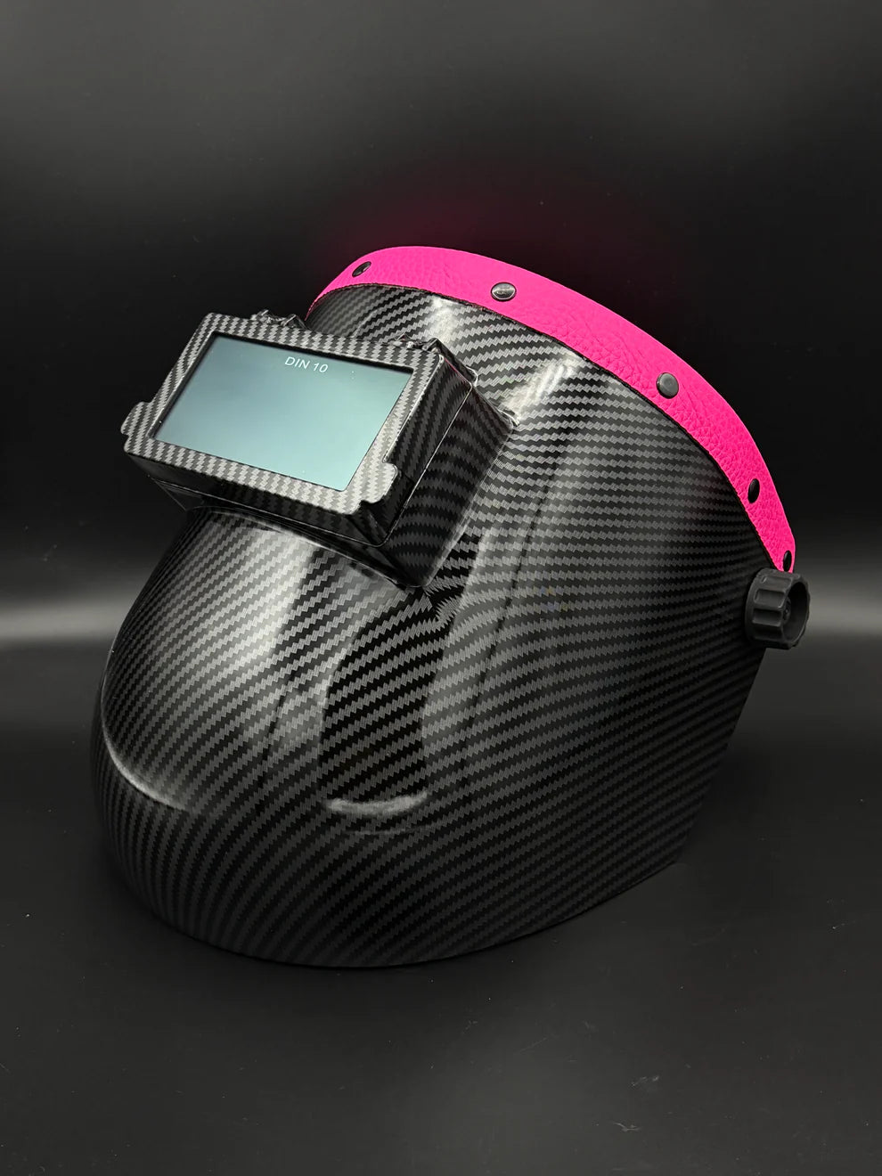 BMH CARBON FIBER PATTERN SUGARSCOOP PINK LEATHER