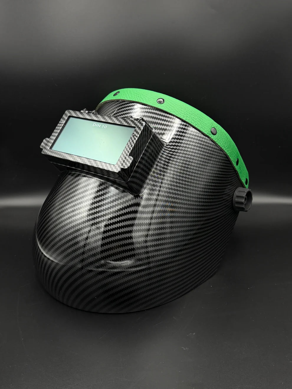 BMH CARBON FIBER PATTERN SUGARSCOOP GREEN LEATHER