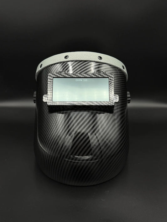 BMH CARBON FIBER PATTERN SUGARSCOOP GREY LEATHER