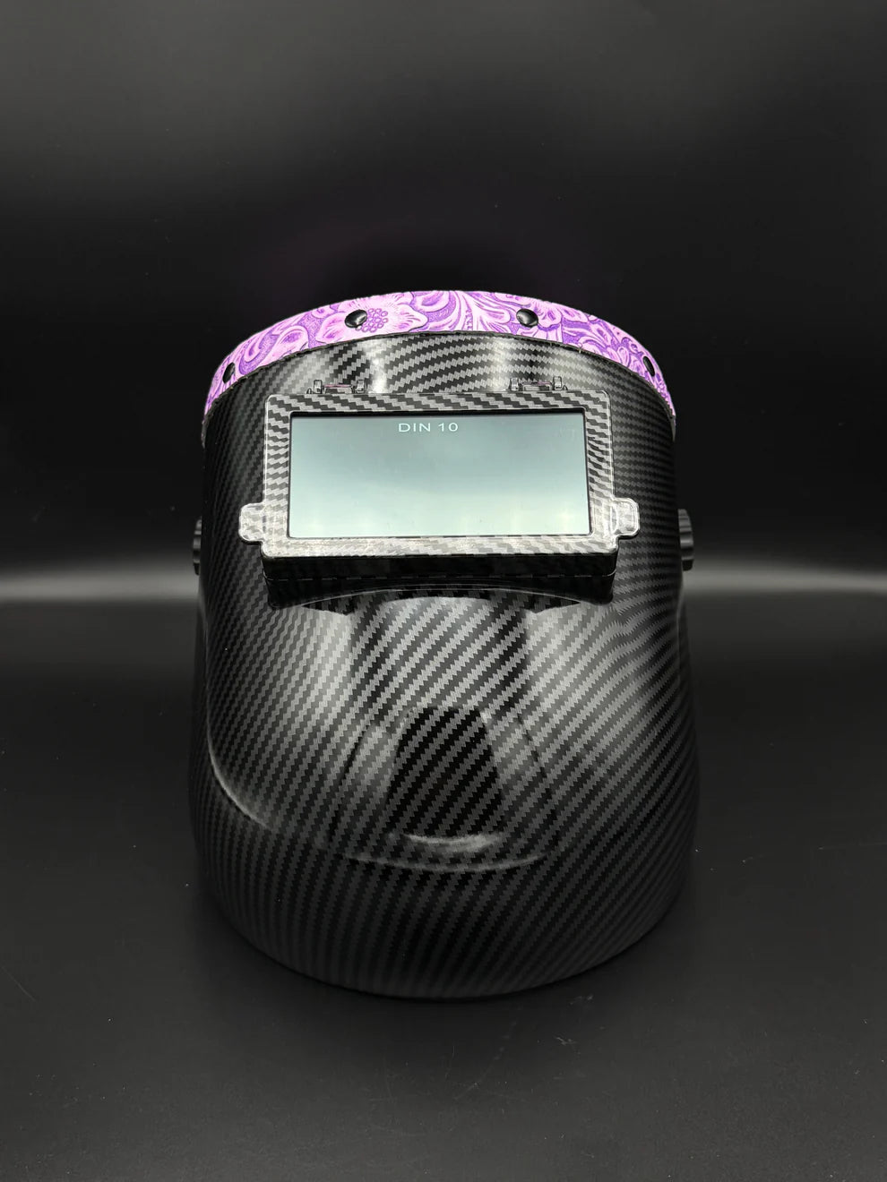 BMH CARBON FIBER PATTERN SUGARSCOOP PURPLE FLORAL LEATHER