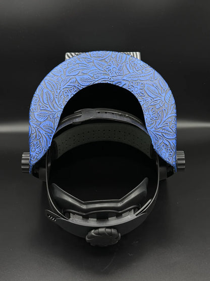 BMH CARBON FIBER PATTERN SUGARSCOOP BLUE FLORAL LEATHER