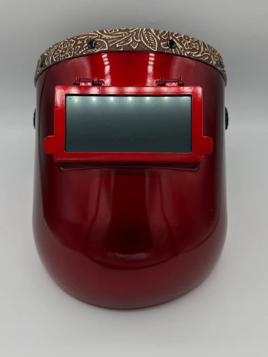 BMH RED SUGARSCOOP BROWN FLORAL LEATHER