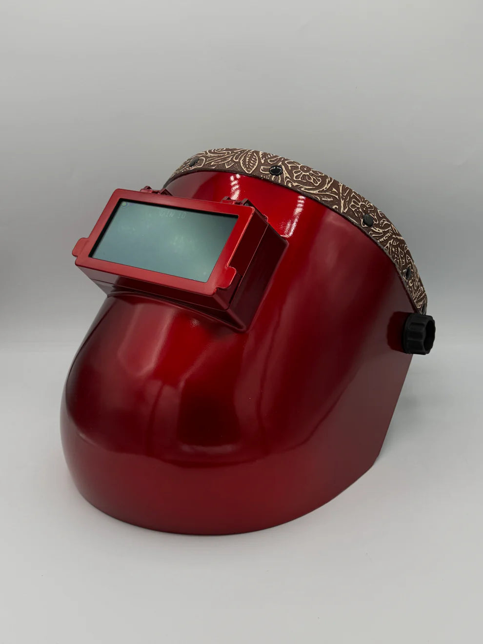 BMH RED SUGARSCOOP BROWN FLORAL LEATHER