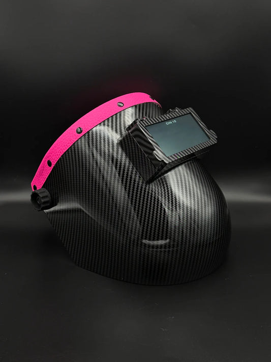 BMH CARBON FIBER PATTERN SUGARSCOOP PINK LEATHER