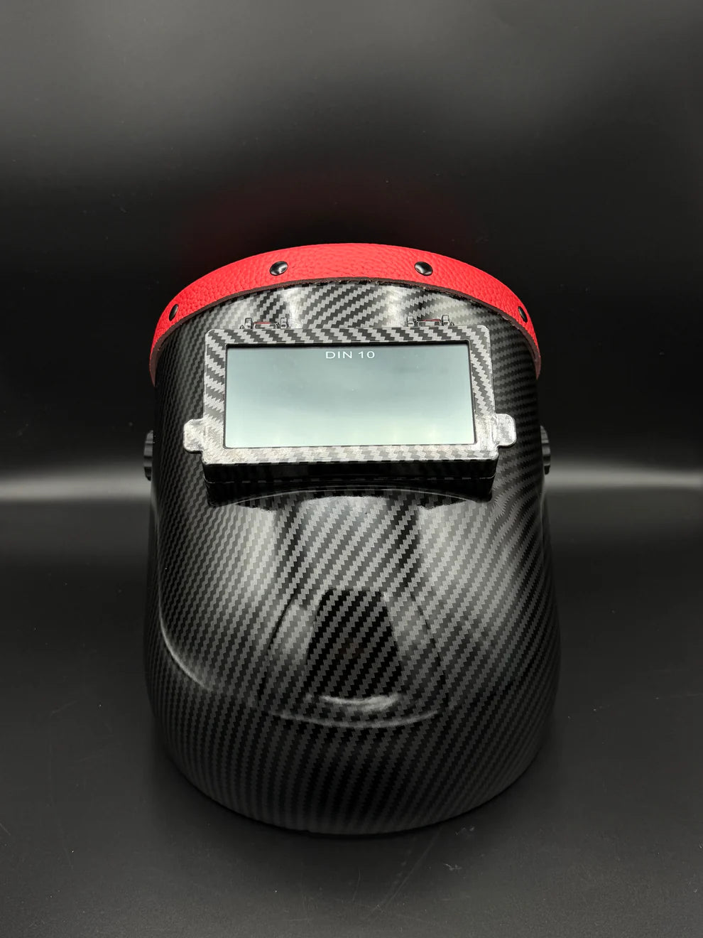 BMH CARBON FIBER PATTERN SUGARSCOOP RED LEATHER