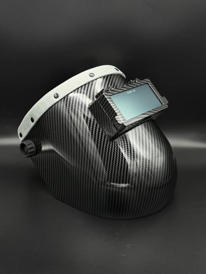 BMH CARBON FIBER PATTERN SUGARSCOOP GREY LEATHER