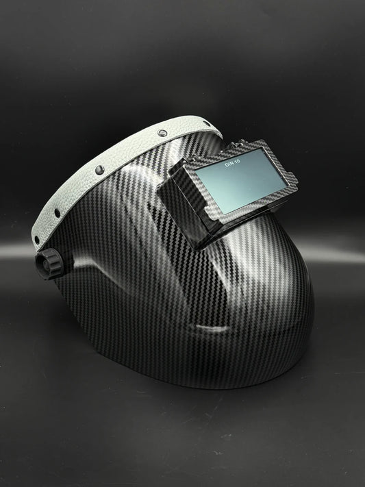 BMH CARBON FIBER PATTERN SUGARSCOOP GREY LEATHER