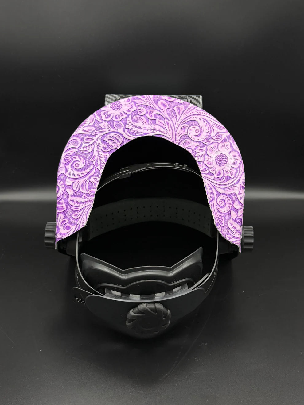 BMH CARBON FIBER PATTERN SUGARSCOOP PURPLE FLORAL LEATHER
