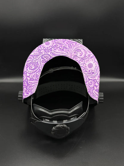 BMH CARBON FIBER PATTERN SUGARSCOOP PURPLE FLORAL LEATHER