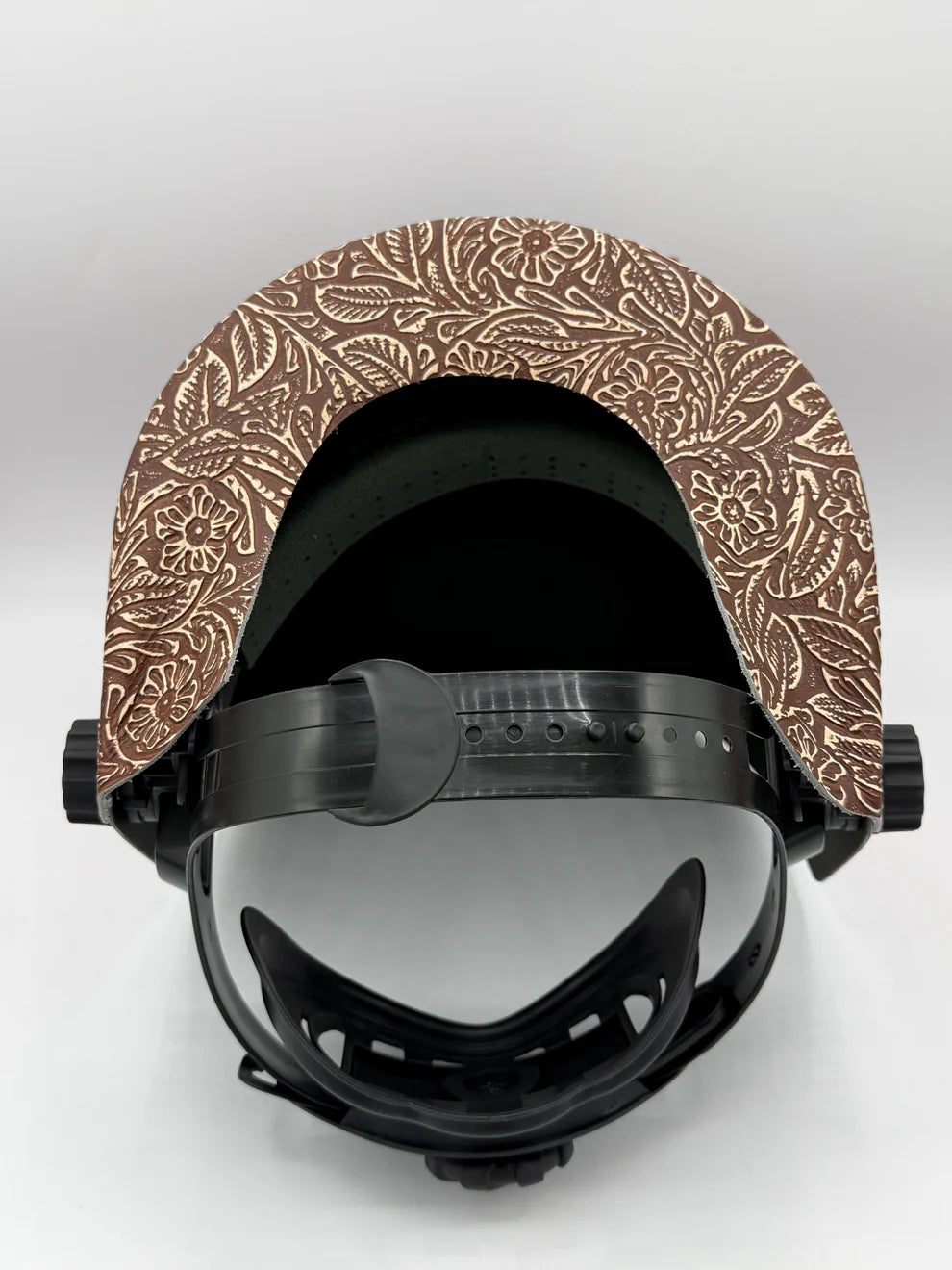 BMH RED SUGARSCOOP BROWN FLORAL LEATHER