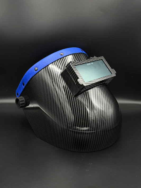 BMH CARBON FIBER PATTERN SUGARSCOOP BLUE LEATHER