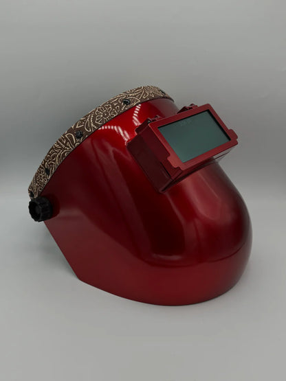 BMH RED SUGARSCOOP BROWN FLORAL LEATHER